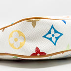 LOUIS VUITTON POCHETTE ACCESSORIES CANVAS WHITE MULTICOLOUR GHW