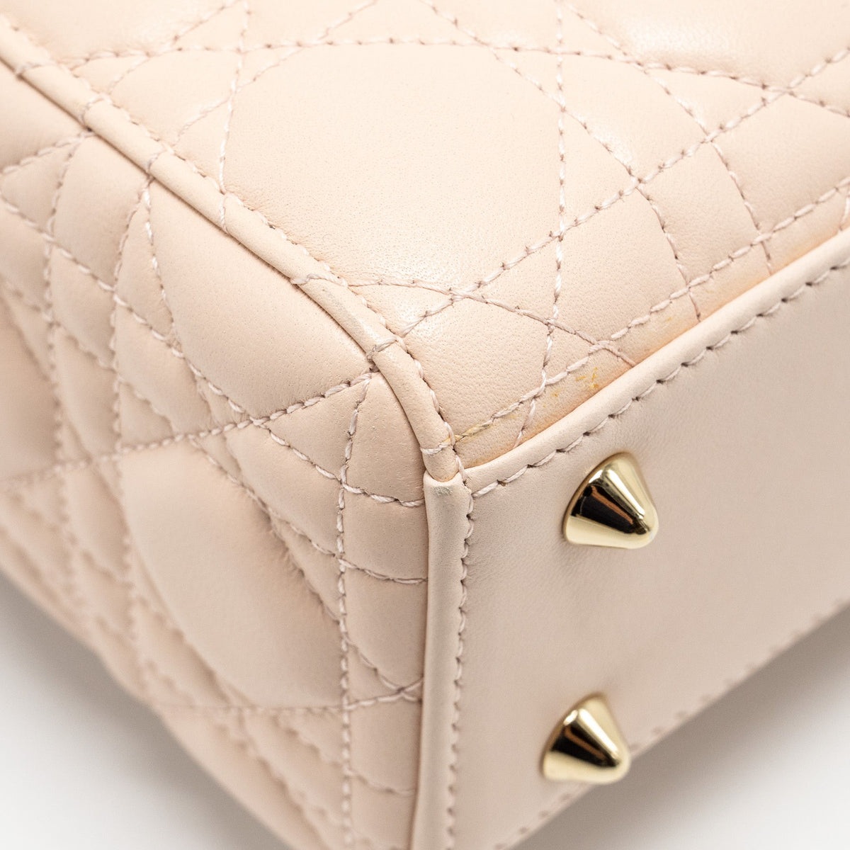 DIOR MY ABC DIOR SMALL LADY DIOR LAMBSKIN PINK LGHW