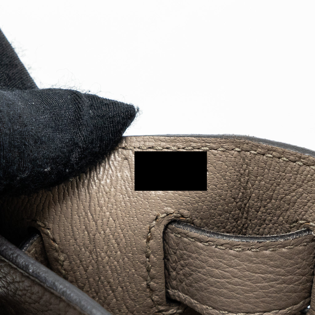 Hermes Kelly 28 togo gris asphalt GHW