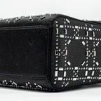 DIOR MINI LADY DIOR STAIN CRYSTAL BLACK SHW