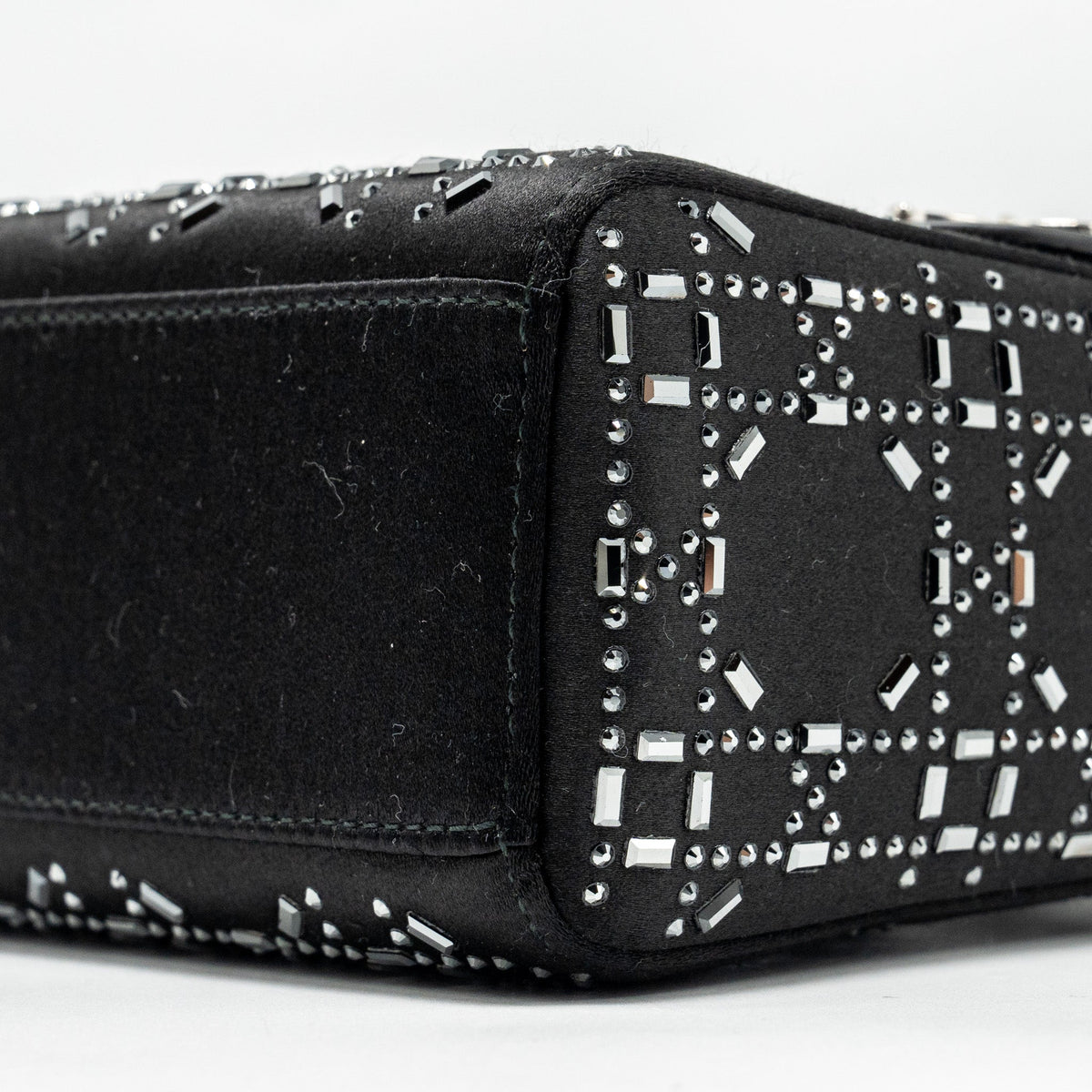 DIOR MINI LADY DIOR STAIN CRYSTAL BLACK SHW