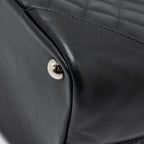 CHANEL CAMBON LIGNE TOTE BAG CALFSKIN BLACK SHW