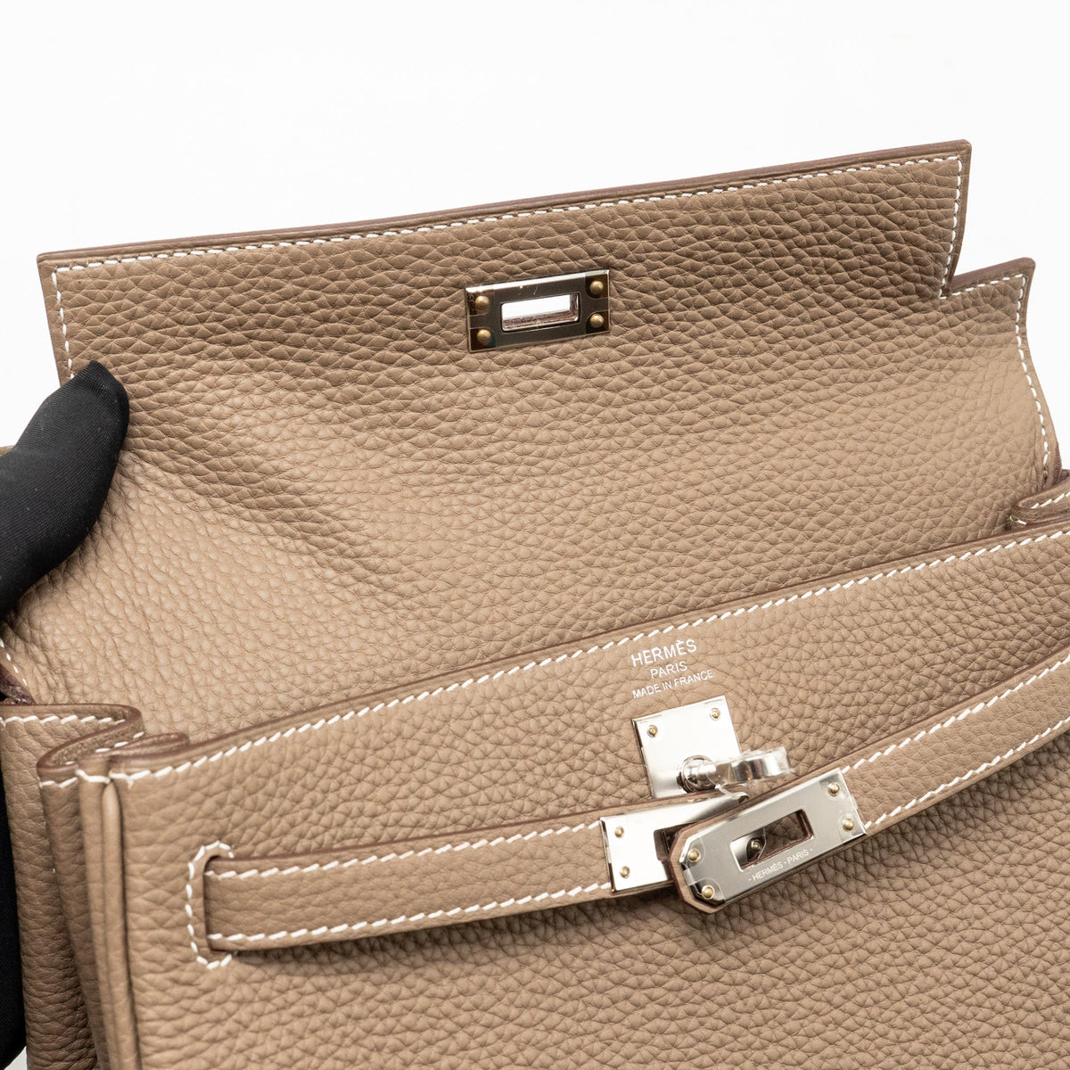 HERMES KELLY 25 TOGO ETOUPE SHW