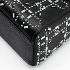 DIOR MINI LADY DIOR STAIN CRYSTAL BLACK SHW