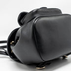CHANEL MINI DUMA BACKPACK CALFSKIN BLACK LGHW (MICROCHIP)