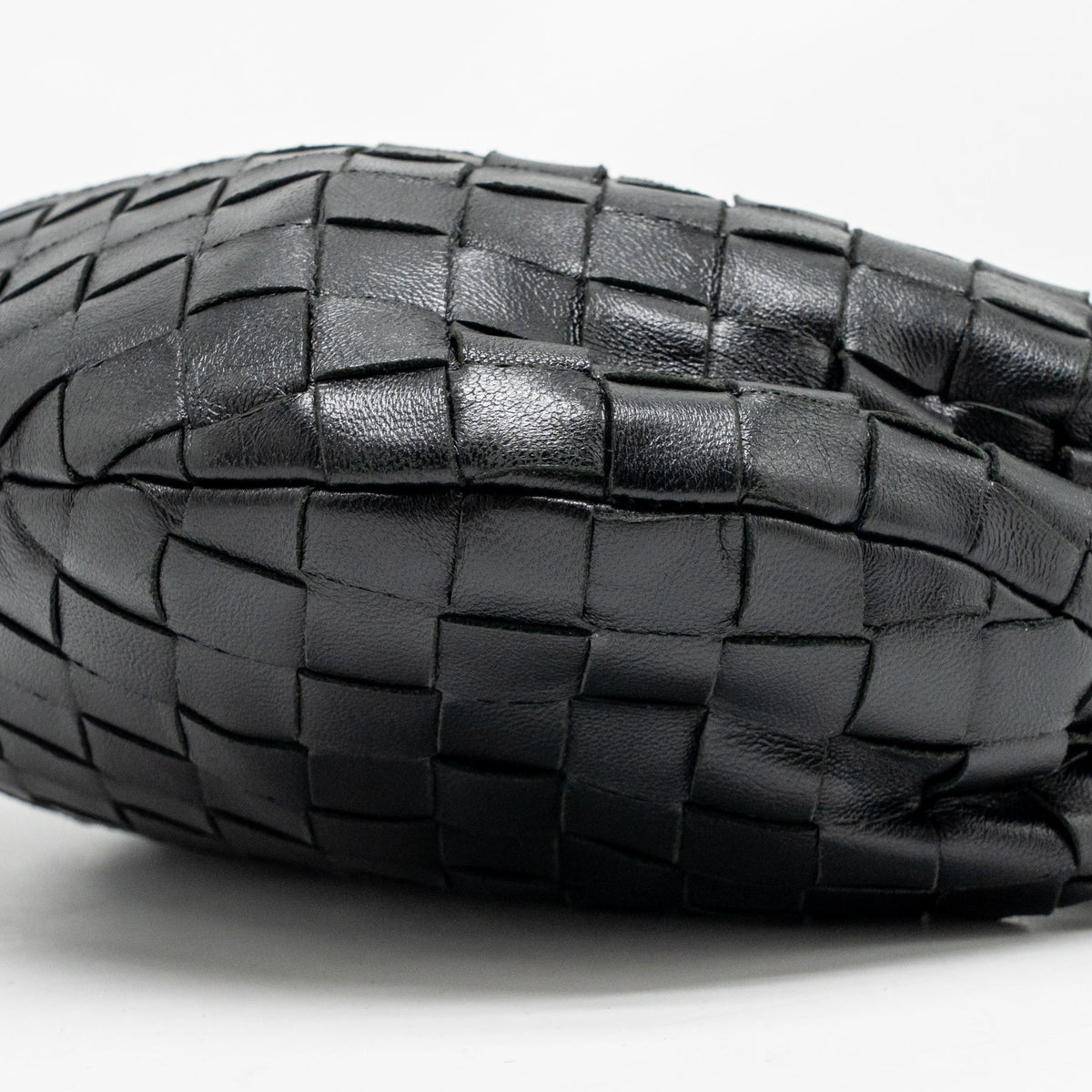 BOTTEGA VENETA MINI JODIE LAMBSKIN BLACK SHW