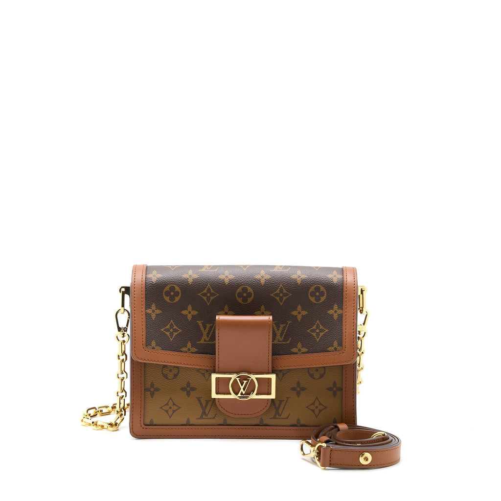 LOUIS VUITTON DAUPHINE MM MONOGRAM CANVAS GHW