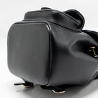 CHANEL MINI DUMA BACKPACK CALFSKIN BLACK LGHW (MICROCHIP)