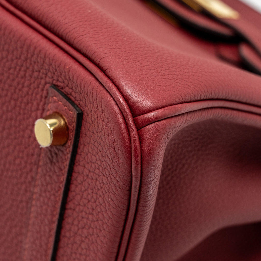Hermes Birkin 30 togo rouge grenat GHW