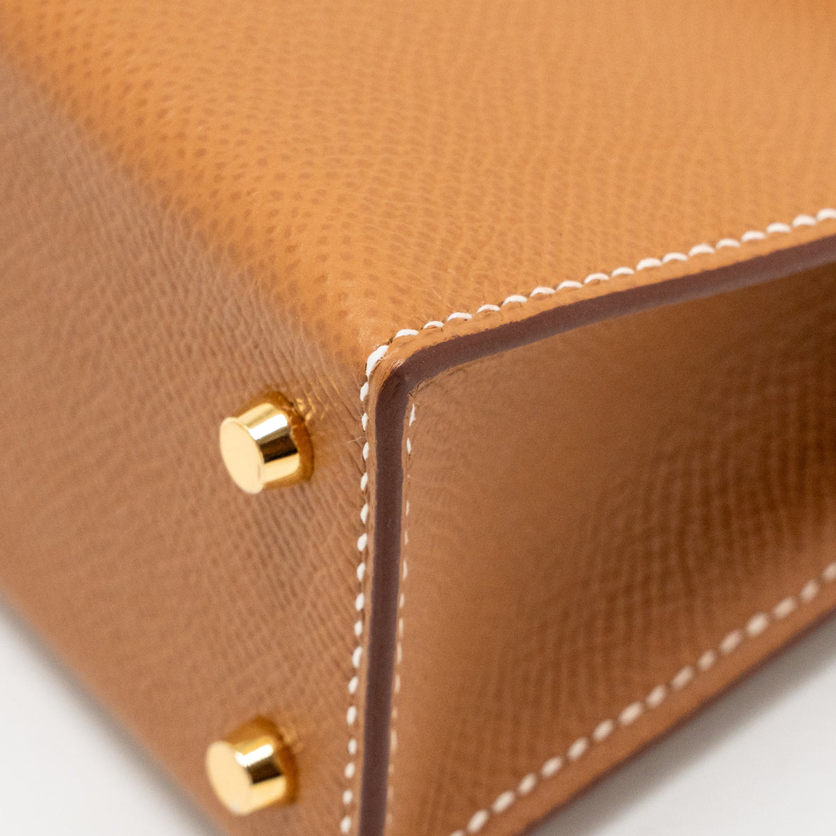 Hermes Mini Kelly II Epsom Gold GHW