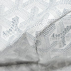 GOYARD SAINT LOUIS PM TOTE BAG LIMITED EDITION GOYARDLINE CANVAS WHITE/LIGHT BLUE SHW