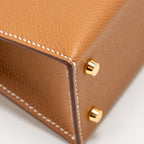 Hermes Mini Kelly II Epsom Gold GHW