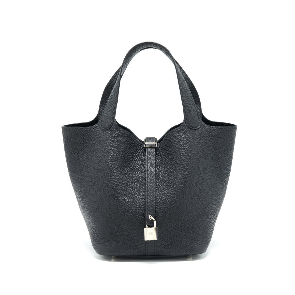 Hermes Picotin 22 Lock Bag Black SHW