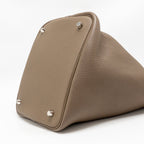 Hermes picotin 22 lock bag clemence etoupe SHW