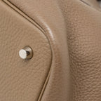 Hermes picotin 22 lock bag clemence etoupe SHW