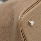 Hermes picotin 22 lock bag clemence etoupe SHW