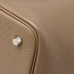 Hermes picotin 22 lock bag clemence etoupe SHW