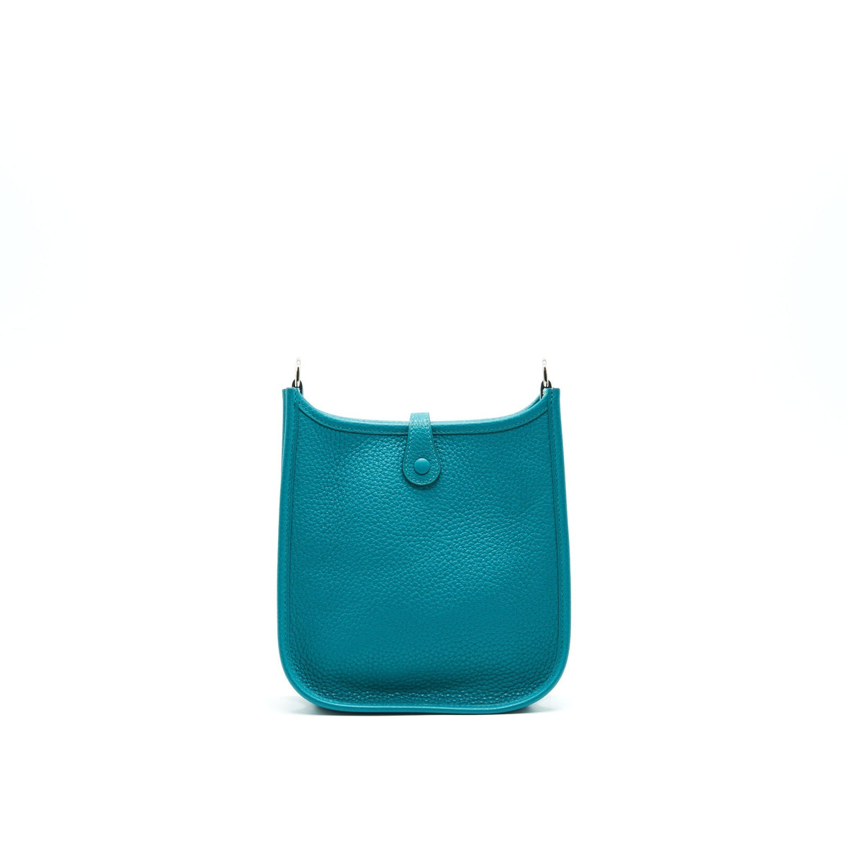 HERMES MINI EVELYNE BLEU PAON TAURILLON SHW