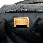 CHANEL MEDIUM 22 BAG CAVIAR BLACK GHW (MICROCHIP)