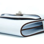Hermes Classic Kelly To Go Chevre Mysore Blue Brume SHW