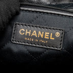 CHANEL MEDIUM 22 BAG CAVIAR BLACK GHW (MICROCHIP)