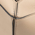 LOEWE SMALL PUZZLE BAG SOFT GRAINED CALFSKIN SAND GHW