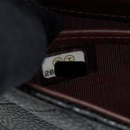 CHANEL CLASSIC LONG FLAP WALLET CAVIAR BLACK GHW