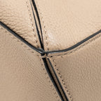 LOEWE SMALL PUZZLE BAG SOFT GRAINED CALFSKIN SAND GHW