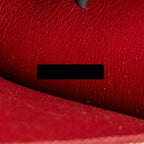 Celine Medium Frame Bag Calfskin Ruby Red / Beige GHW