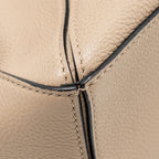 LOEWE SMALL PUZZLE BAG SOFT GRAINED CALFSKIN SAND GHW