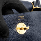 Hermes Lindy 26 Clemence Blue Nuit GHW