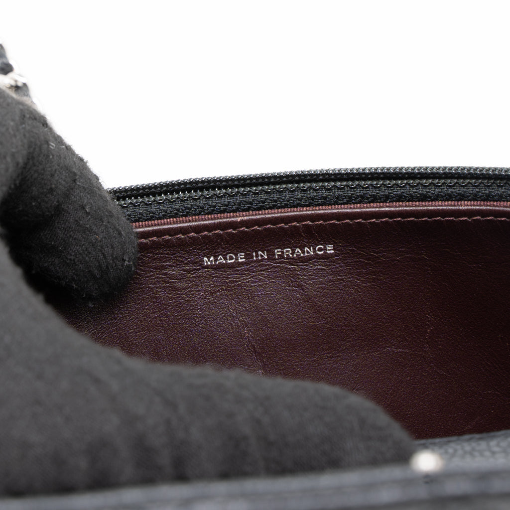 CHANEL CLASSIC WALLET ON CHAIN CAVIAR BLACK SHW