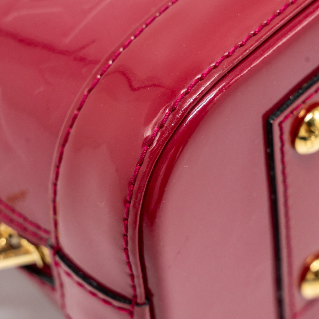 LOUIS VUITTON ALMA BB PATENT INDIAN ROSE GHW