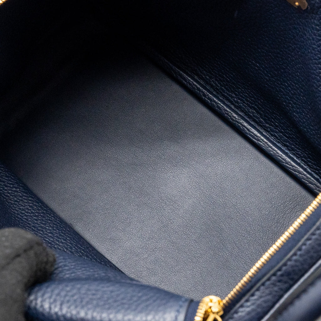 Hermes Lindy 26 Clemence Blue Nuit GHW