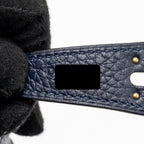 Hermes Lindy 26 Clemence Blue Nuit GHW