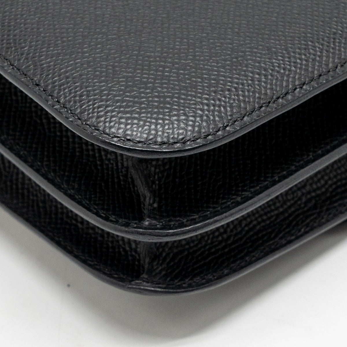 HERMES MINI CONSTANCE EPSOM BLACK RGHW