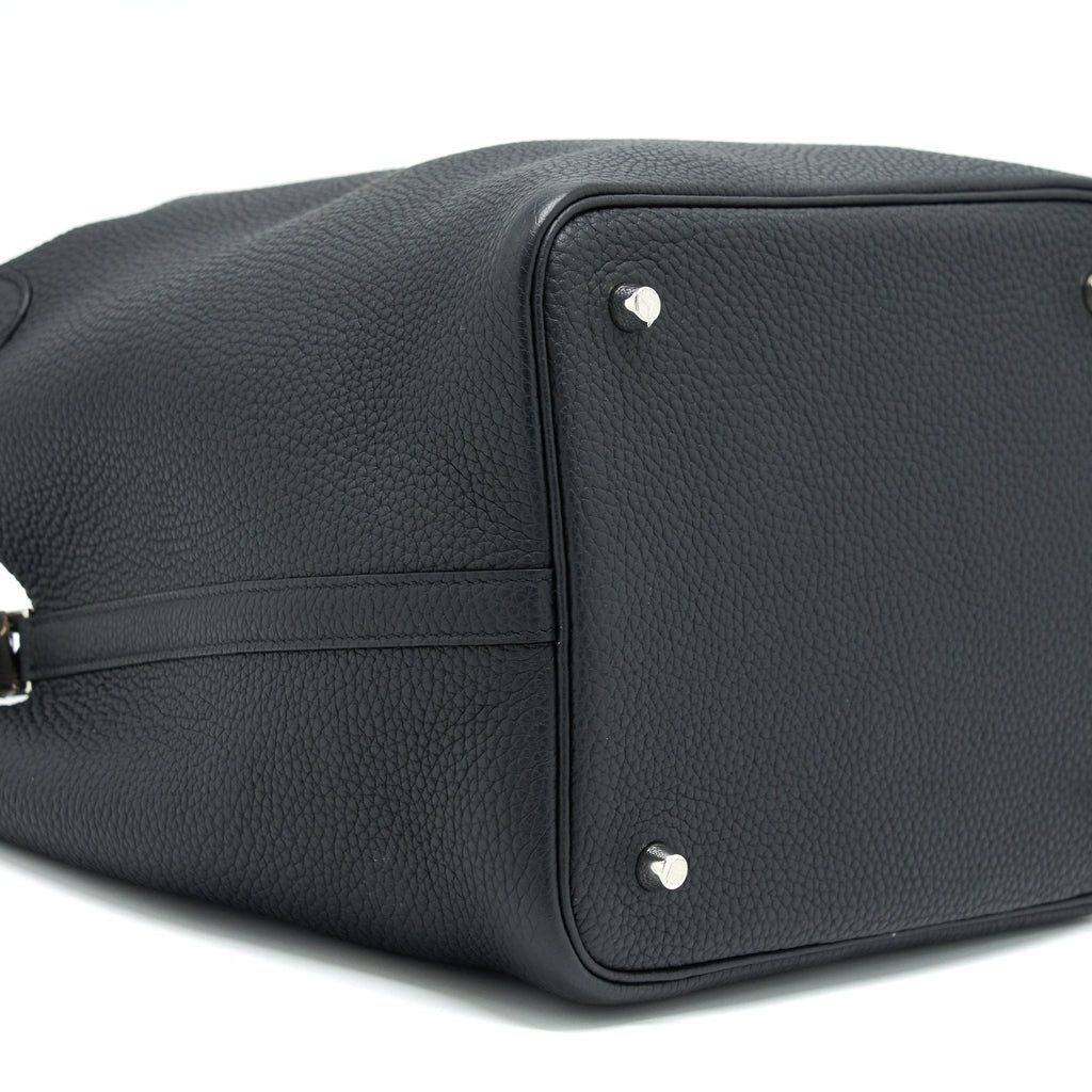 Hermes Picotin 22 Lock Bag Black SHW