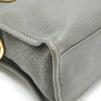 BALENCIAGA MINI CITY BAG GREY WITH GHW