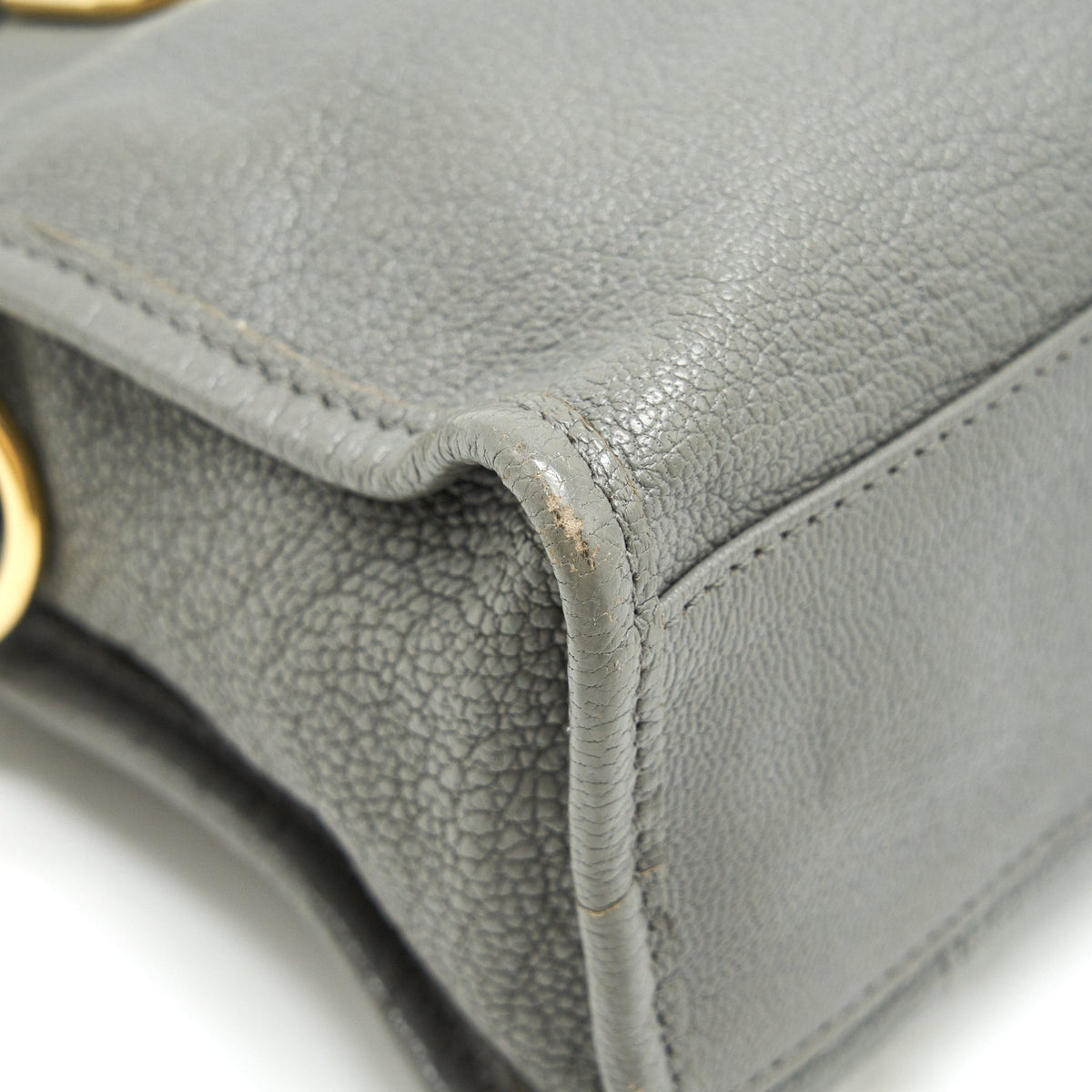 BALENCIAGA MINI CITY BAG GREY WITH GHW