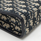 Dior 30 montaigne dea pouch blue oblique jacquard canvas GHW