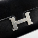 Hermes Constance to go Box Calfskin Black SHW