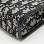 Dior 30 montaigne dea pouch blue oblique jacquard canvas GHW