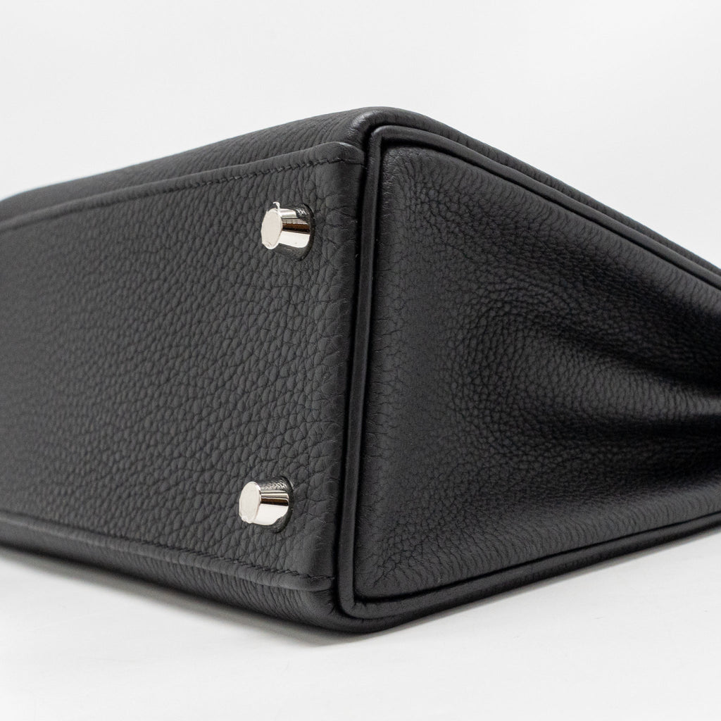 HERMES KELLY 25 TOGO BLACK SHW