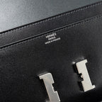 Hermes Constance to go Box Calfskin Black SHW