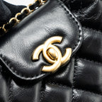 CHANEL 23K NANO SHOPPING TOTE CALFSKIN BLACK GHW(MICROCHIP)