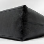 GUCCI INTERLOCKING G SOHO TOTE BAG CALFSKIN BLACK GHW