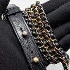 CHANEL SMALL GABRIELLE HOBO BAG CALFSKIN BLACK MULTICOLOUR HARDWARE