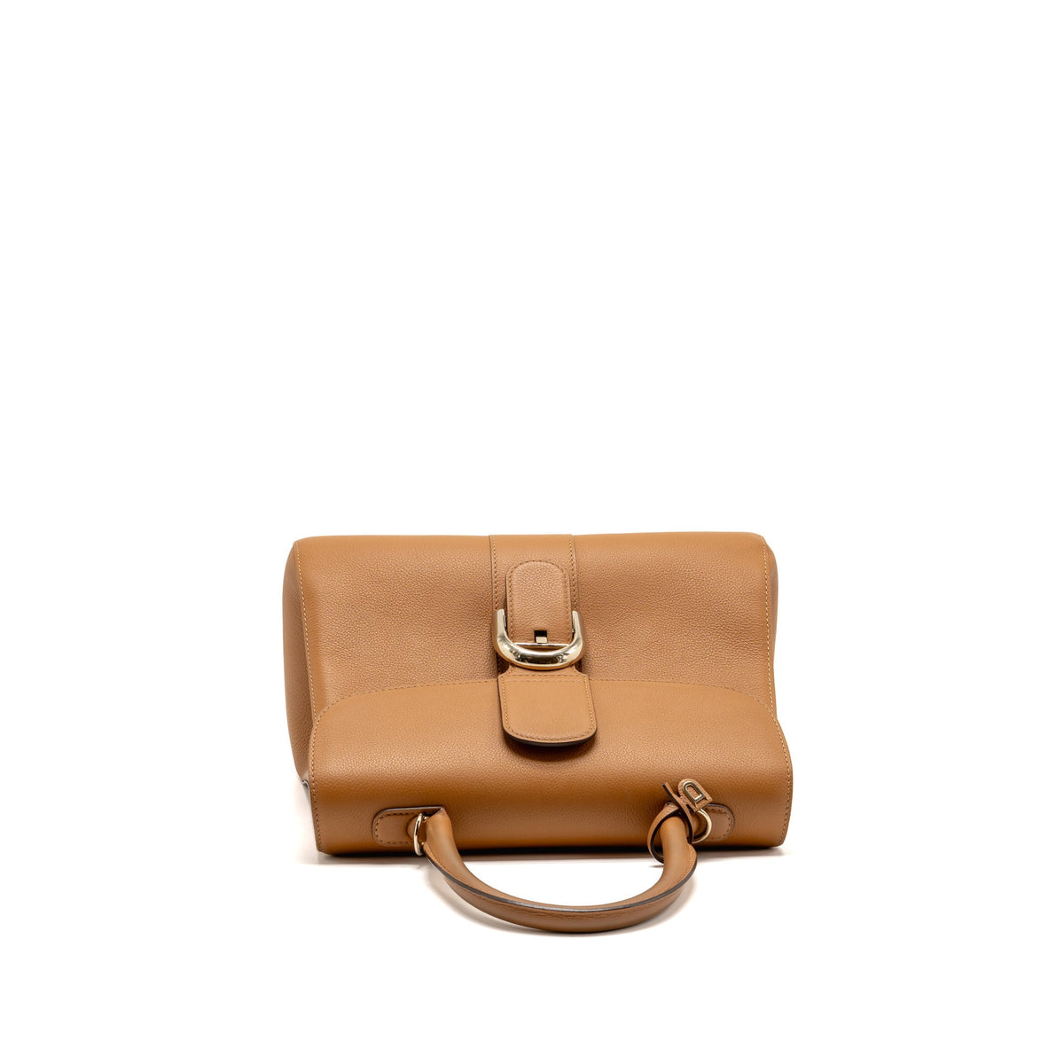 Delvaux Brilliant MM Calfskin Caramel LGHW