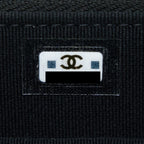 CHANEL 22K TOP HANDLE POCKET LONG VANITY WITH CHAIN BLACK GHW