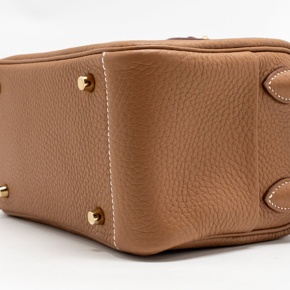 HERMES MINI LINDY II CLEMENCE GOLD GHW